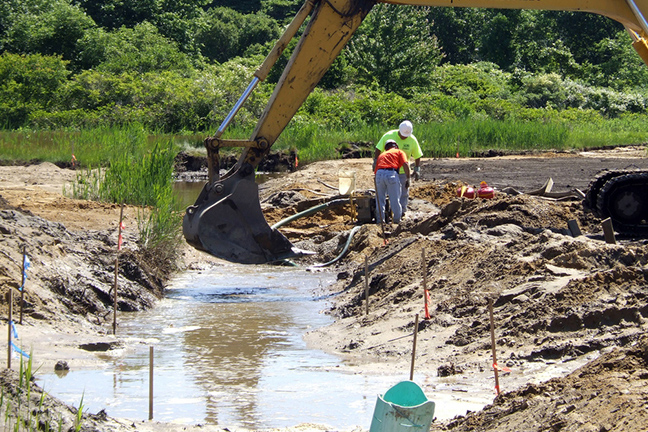 Russell Reid groundwater construction